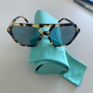 Tiffany & Co. Sunglasses YELLOW HAVANA w/BLUE 58mm
